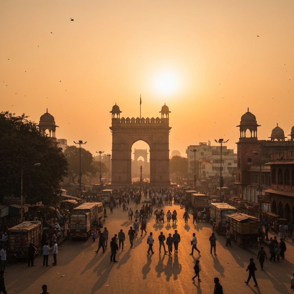 Delhi cityscape